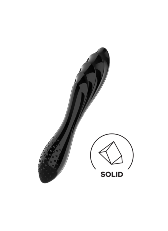 Gode en verre noir haute qualité Dazzling Crystal 1 Satisfyer - CC597831